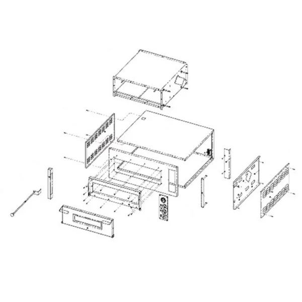 Elektrická kamna na pizzu - 4x 35cm - manuální - Image 6