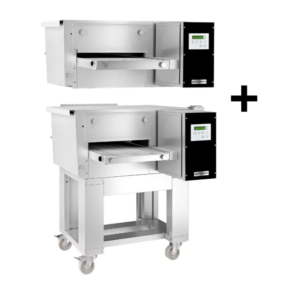 (2 kusy) elektrická průběžná trouba - 1260x1750mm - digitální - šířka pásma: 500mm - včetně základního rámu - Image 4
