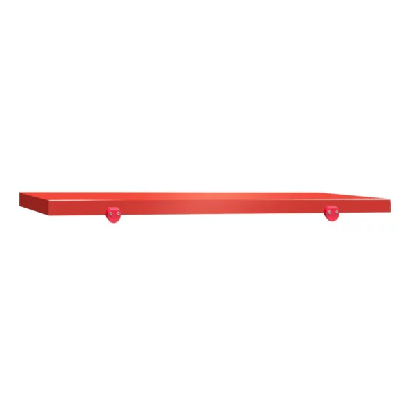 Krájecí deska na řeznický stůl - 1500x600mm - Červená - Image 3