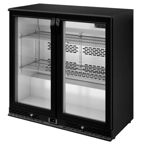 Chladicí barové stoly na nápoje 220L - 2 skleněné dveře - Image 3