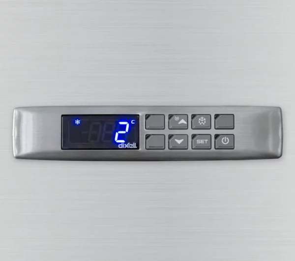 Pekařský chladící stůl Premium PLUS - 2185x800mm - s dvířky na obou stranách a žulovou pracovní deskou - Image 3