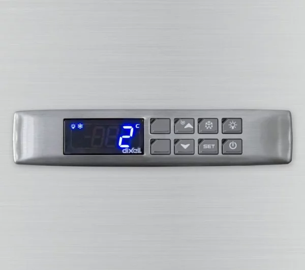 Pekařský chladící stůl Premium PLUS - 1618x800mm - se skleněnými dvířky na obou stranách a žulovou pracovní deskou - Image 2