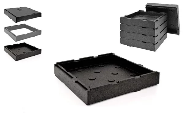 Základna nebo víko Single Pizza System rozm. 410 x 410 x 85 mm | Termobox | Ohřívací box | Izolovaný box - Image 2