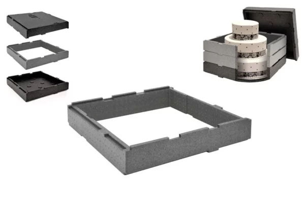 Prodlužovací vložka rozm. 410 x 410 x 85 mm pro termobox | Ohřívací box | Izolovaný box - Image 2