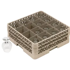 Skleněný koš - Rack-Master - 500x500mm - 16 přihrádek - 114X114mm