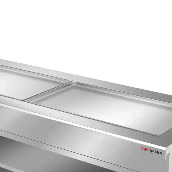 Bufetový pult studený KODAŇ - 2250mm - s chladící deskou - pro 6x GN 1/1 - nerez AISI 304 - Image 3