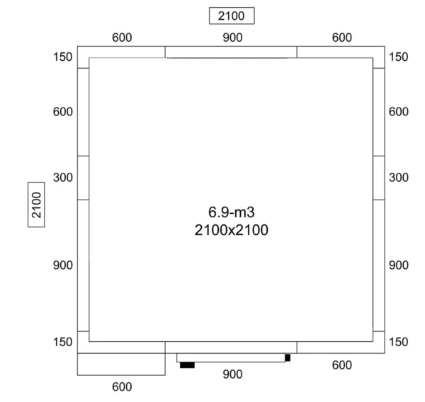 Chladící box - 2,1 x 2,1 m - výška: 2,01 m - 6,9 m3 - Image 11