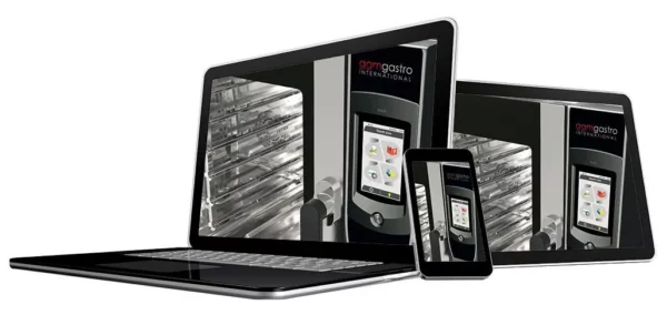 Konvektomat - Touch - 20x GN 1/1 - s mycím systémem - včetně vozíku na tác - Image 9