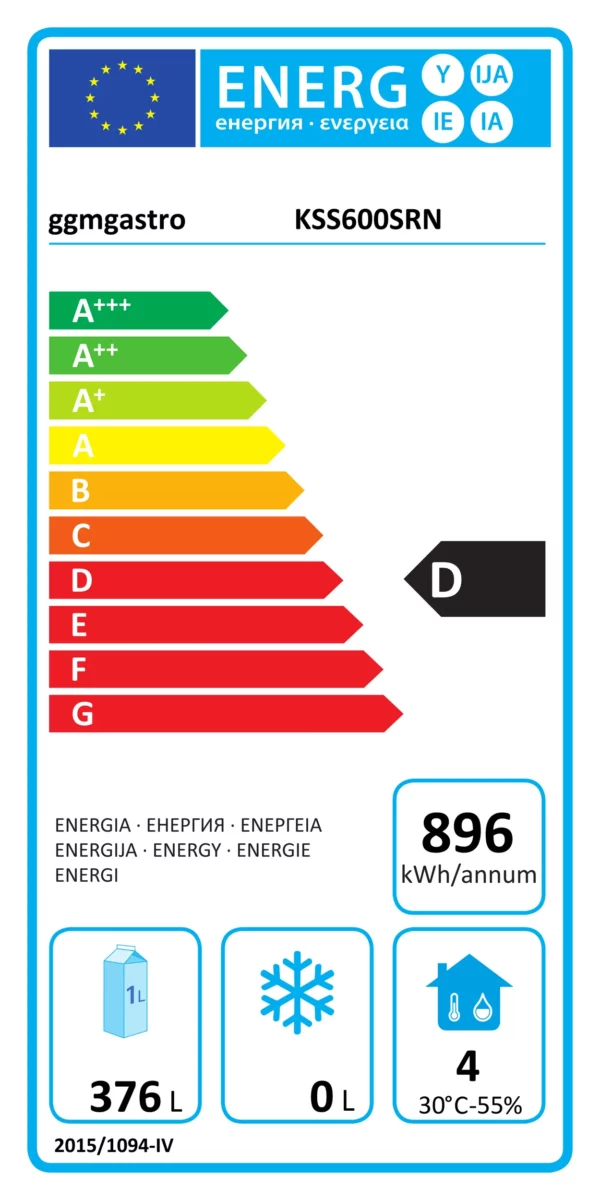 Úložná chladnička ECO - 600 litrů - s 1 dveřmi - Image 10