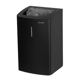 AIR WOLF | Odpadkový koš - 25L - matná černá nerezavějící ocel