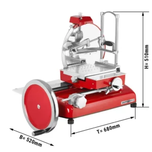Rustikální setrvačník - nůž: Ø 250mm - červený