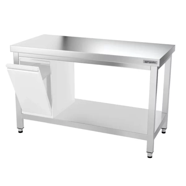 Nerezový pracovní stůl PREMIUM - 1500x700mm - s podnoží a výztuhou - Image 12