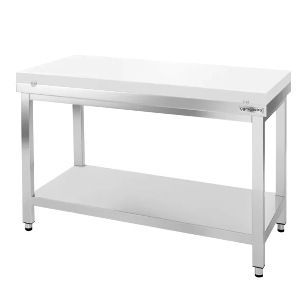Pracovní stůl PREMIUM z nerezové oceli - 1400x800mm - s podložkou bez protiskluzu vč. řezná deska - Image 7