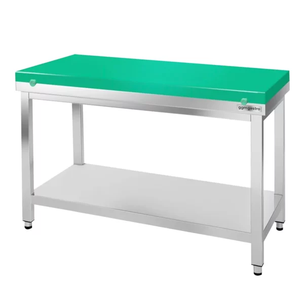 Pracovní stůl PREMIUM z nerezové oceli - 1400x800mm - s podložkou bez protiskluzu vč. řezná deska - Image 7