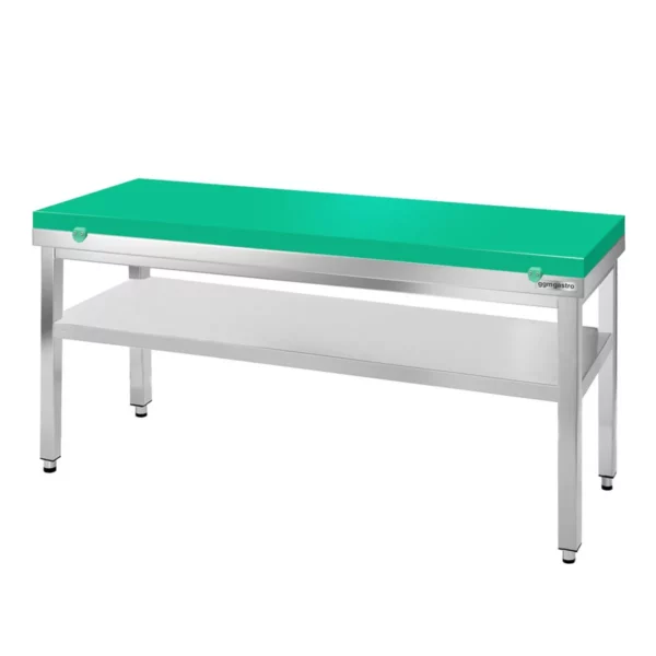 Pracovní stůl PREMIUM z nerezové oceli - 1500x800mm - s podložkou bez protiskluzu vč. řezná deska - Image 5