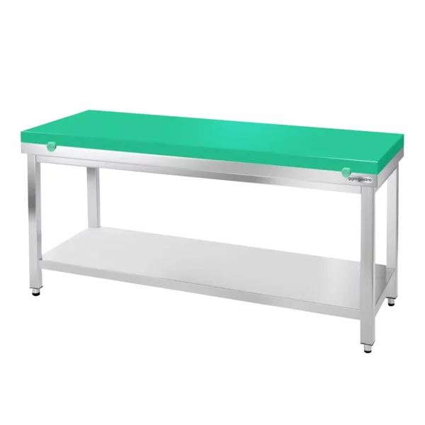 Pracovní stůl PREMIUM z nerezové oceli - 1500x800mm - s podložkou bez protiskluzu vč. řezná deska - Image 7