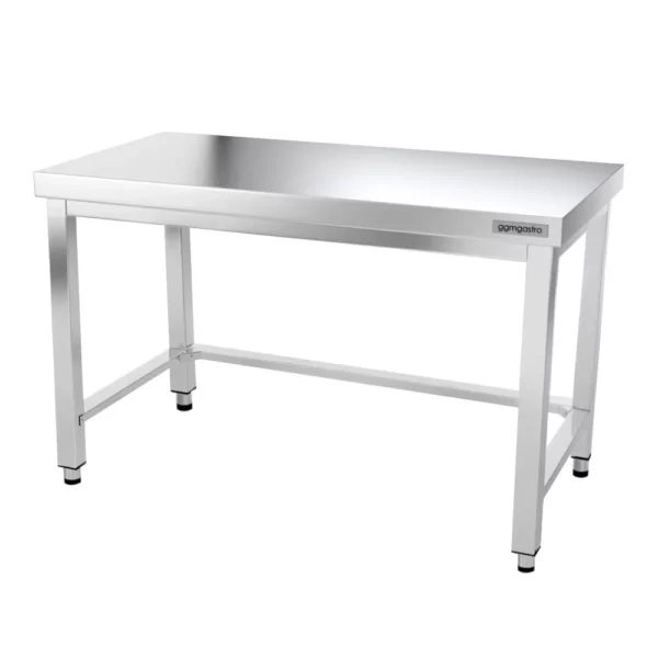 Nerezový pracovní stůl PREMIUM - 1600x600mm - s podnoží a výztuhou - Image 9