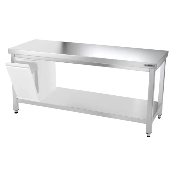 Nerezový pracovní stůl PREMIUM - 1800x700mm - s podnoží a výztuhou - Image 13