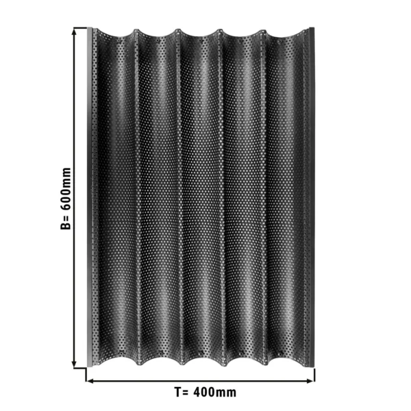 Podnos na bagety hliník - potažený teflonem EN 400x600