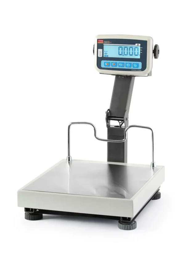 Váha s platformou LCD se skládacím sloupkem a legalizací, řada EKO+, 60 kg, TEM, 350x400x(H)522mm - Image 4