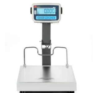 Váha s platformou LCD se skládacím sloupkem a legalizací, řada EKO+, 60 kg, TEM, 350x400x(H)522mm