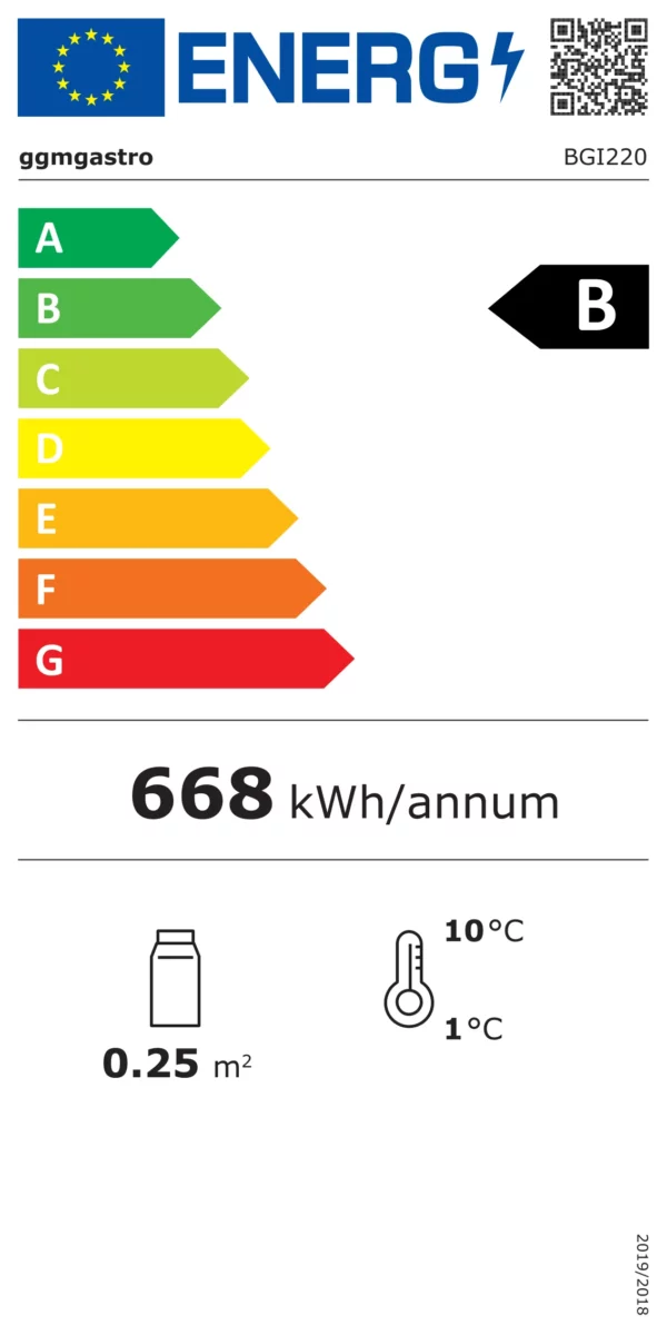 Chladicí barové stoly na nápoje 220L - 2 skleněné dveře - Image 6