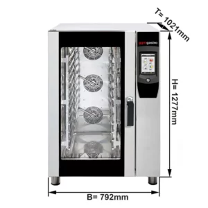 Pekařský konvektomat - Touch - 10 x EN 60x40 - s mycím systémem