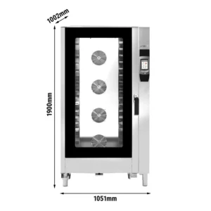 Pekařský konvektomat - Touch - 16x EN 60x40 - s mycím systémem