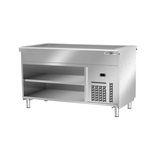 Bufetový pult studený KODAŇ - 1500mm - s chladící deskou - pro 4x GN 1/1 - nerez AISI 304 - Image 6