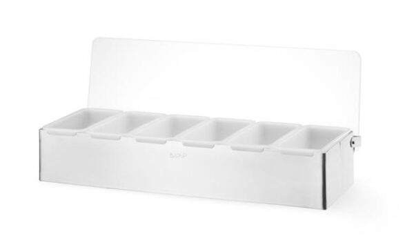 Barmanská nádoba na přísady do nápojů, Bar up, 5 kontenery, 375x140x(H)90mm - Image 11