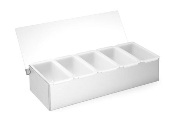 Barmanská nádoba na přísady do nápojů, Bar up, 5 kontenery, 375x140x(H)90mm - Image 13