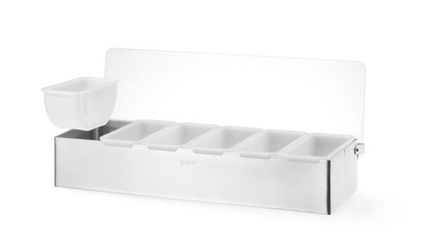 Barmanská nádoba na přísady do nápojů, Bar up, 5 kontenery, 375x140x(H)90mm - Image 10