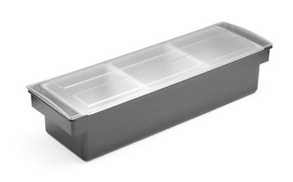Box na přísady – 3 nádoby, Bar up, Černá, 480x150x(H)100mm - Image 4