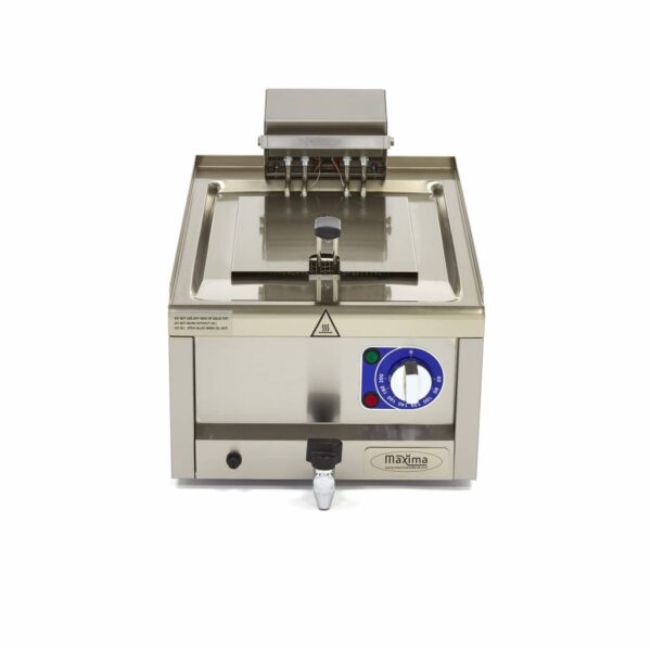 Maxima Elektrická fritéza s kohoutkem – komerční – 1×10 l | 09391640 - Image 5