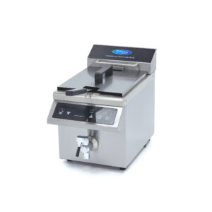 Indukční fritéza s kohoutkem – 1×8 l | Maxima 09371090