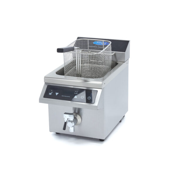 Indukční fritéza s kohoutkem – 1×8 l | Maxima 09371090 - Image 8