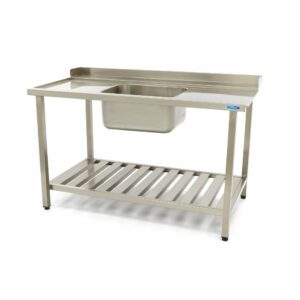 Mycí stůl s umyvadlem – 1400×750 mm – vlevo | Maxima 09201039