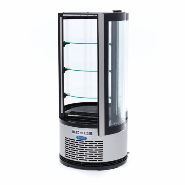 Maxima chladící vitrína kulatá – 100 l – černá - Image 7