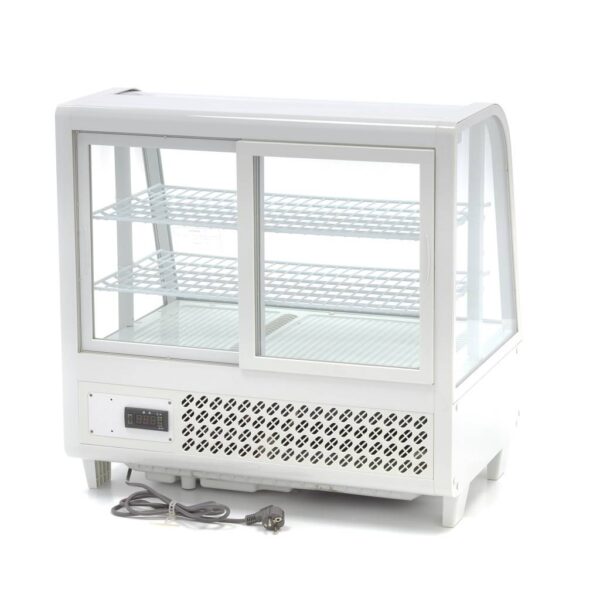 Výkladová chladnička - 100L - 68cm - Bílá - Image 2