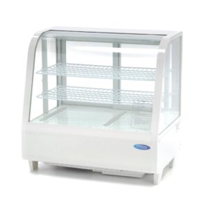 Výkladová chladnička - 100L - 68cm - Bílá
