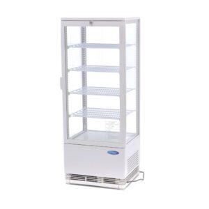 Výkladová chladnička - 98L - 43cm - Bílá