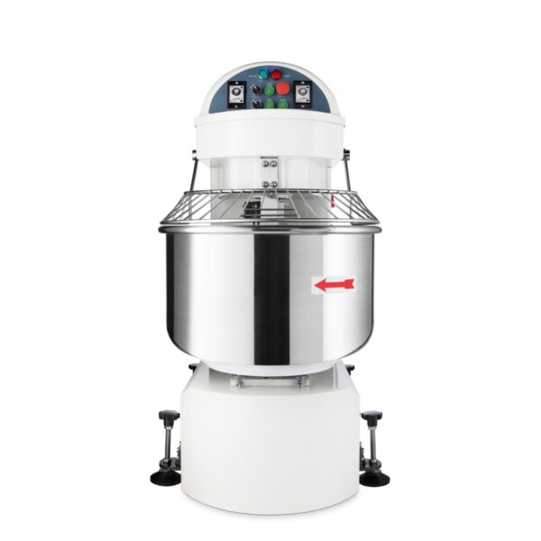 Míchač těsta - 100L - 64kg těsta - 2 rychlosti - 400V - Image 2