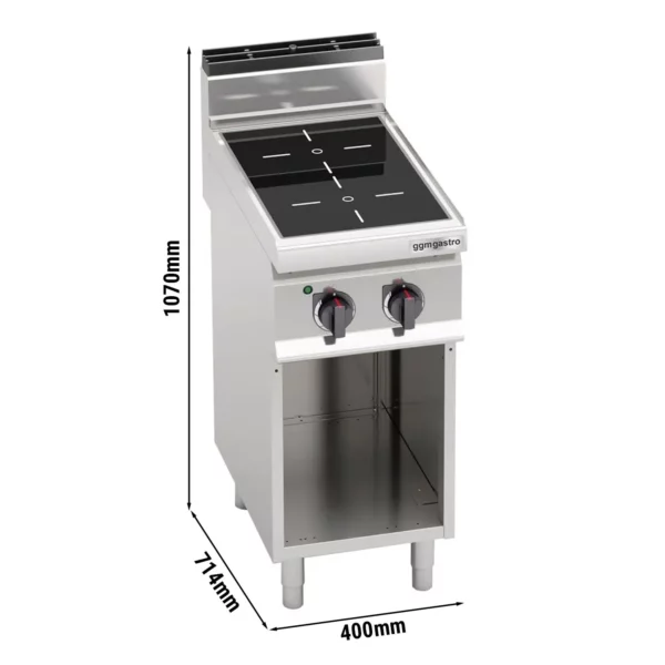 Indukční sporák - 7 kW - 2 varné desky