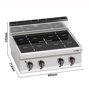 Indukční sporák - 14 kW - 4 varné desky