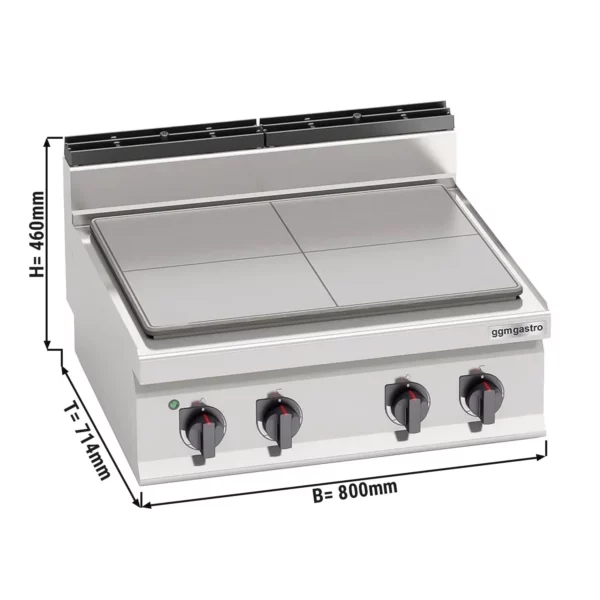 Elektrický sporák s varnou deskou - 9 kW - Image 2