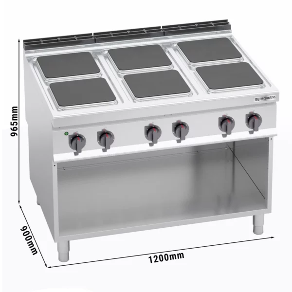 Elektrický sporák - 21 kW - 6 desek čtverečních - Image 3