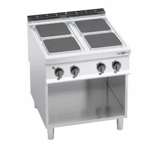 Elektrický sporák - 14 kW - 4 plotny čtvercové