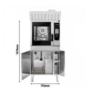 Konvektomat - Touch - 4x GN 1/1 - s funkcí grilu a systémem sběru tuku