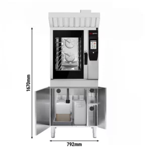 Konvektomat - Touch - 6x GN 1/1 - s funkcí grilu a systémem sběru tuku