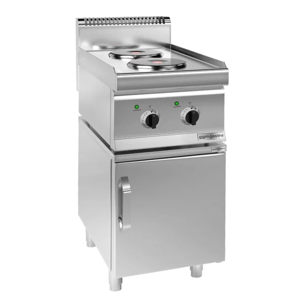 Elektrický sporák - 4,6 kW - 2 plotny kulaté - včetně podstavce s 1 dvířky - Image 2